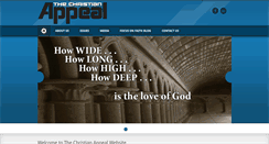Desktop Screenshot of christianappeal.com